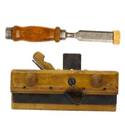 Antique wooden plane after conservation